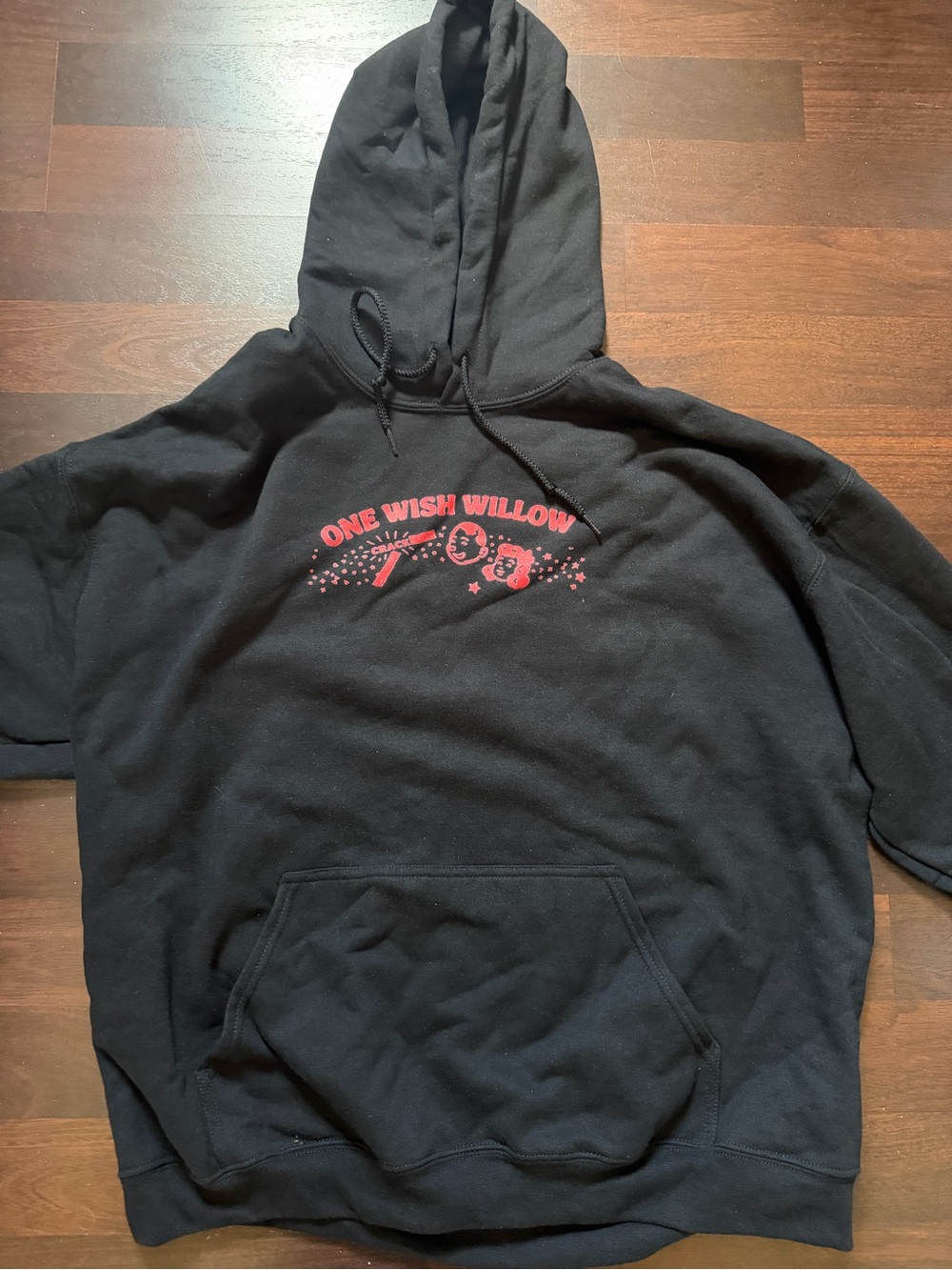 Obsession Black "One Wish Willow" Graphic Hoodie - Unisex XL